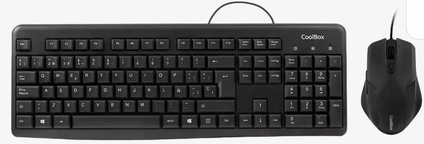 COOLBOX KIT Teclado y Ratón USB