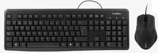 [COO-KTR-01U] COOLBOX KIT Teclado y Ratón USB