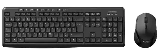 [COO-KTR-03W] COOLBOX KIT Teclado y Ratón Inalámbrico Silencioso